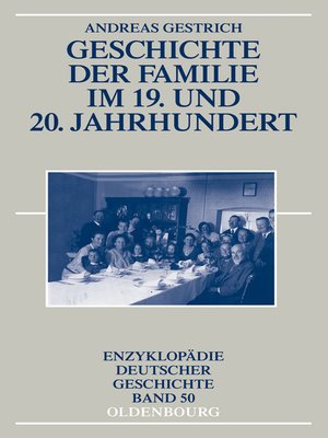 cover image of Geschichte der Familie im 19. und 20. Jahrhundert